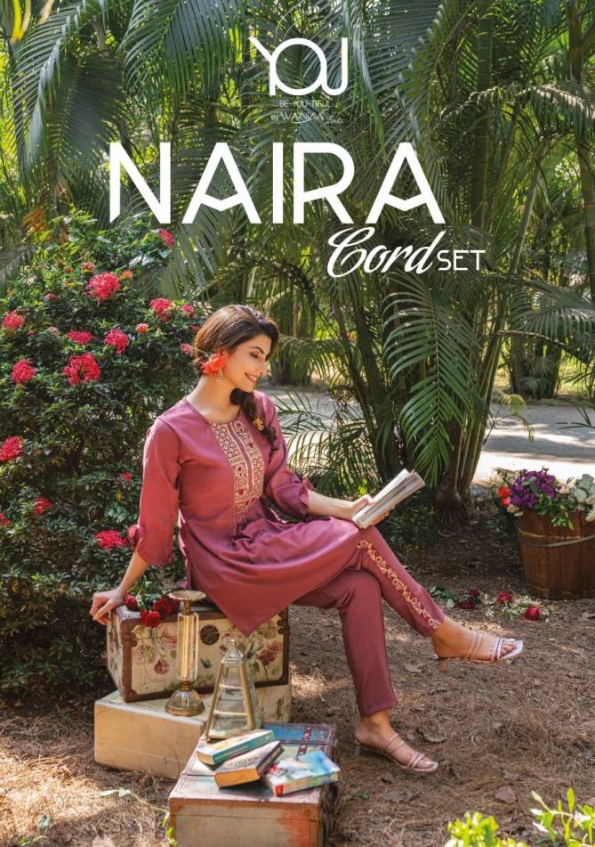 Naira Cord Set By Wanna Kurti With Bottom Catalog